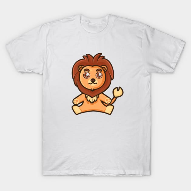 Baby Lion T-Shirt by onama.std